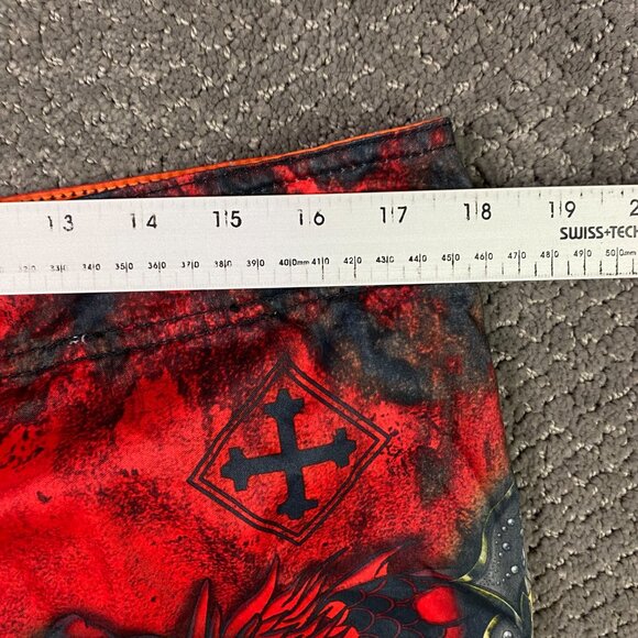 Vintage Y2K MMA Elite Board Shorts Swim Trunks Men's Medium Cobar Snake Dragon - Picture 8 of 12